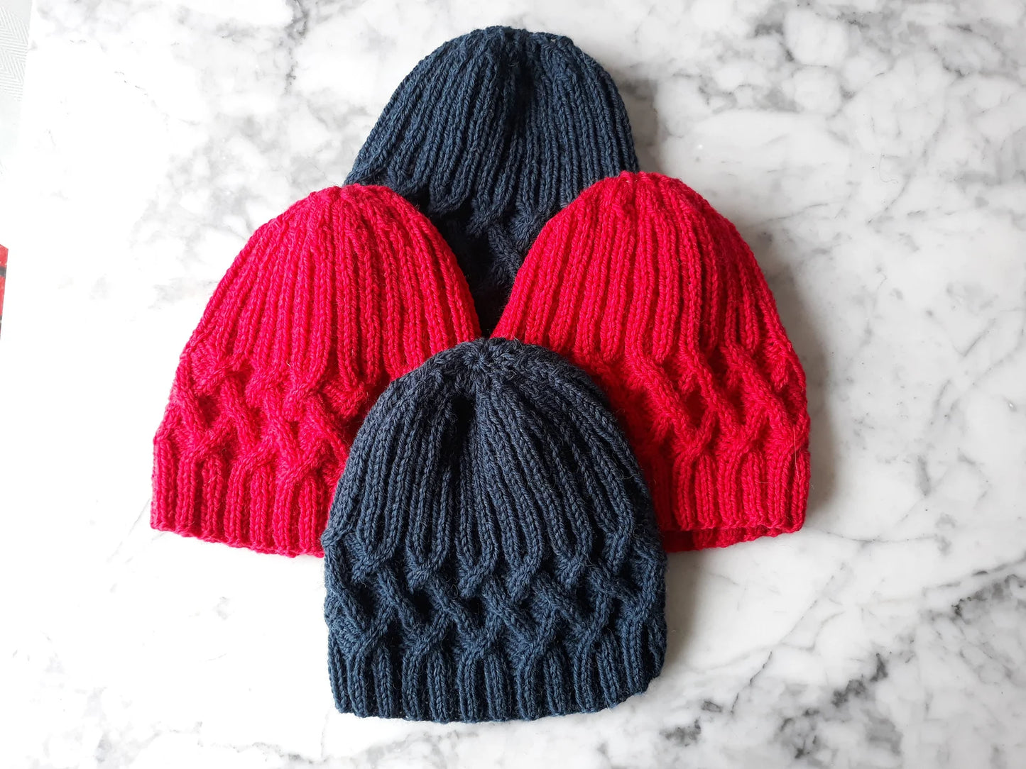 🧣 Renmore Cable Knit Beanie – Classic Aran Style (Easy Circular Pattern PDF)