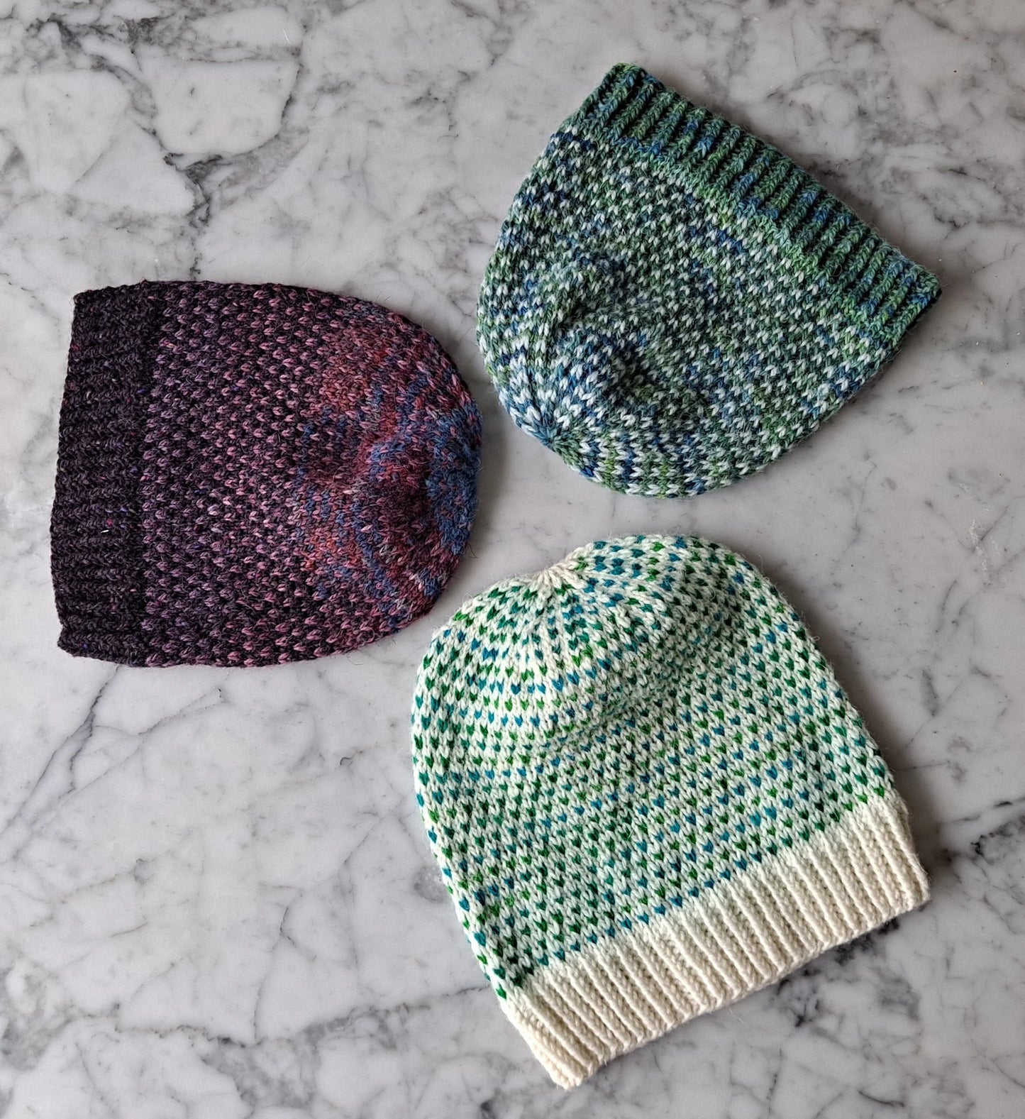 🧶 Easy Tweed Knit Beanie – Beginner Mosaic Hat Pattern (Unisex & Cozy)