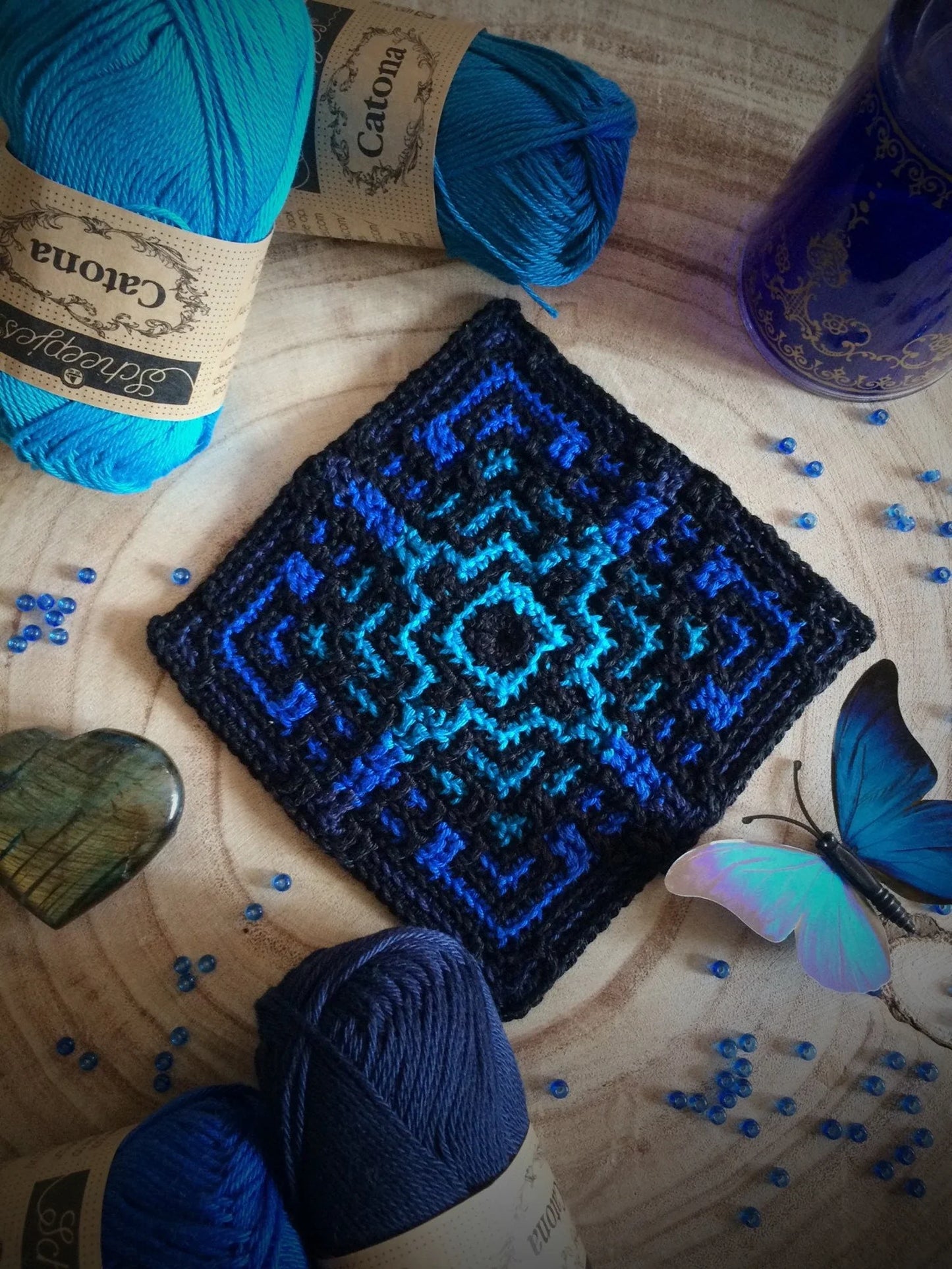 Medina Mosaic Crochet Pattern – Vibrant Tiles Design 🧶