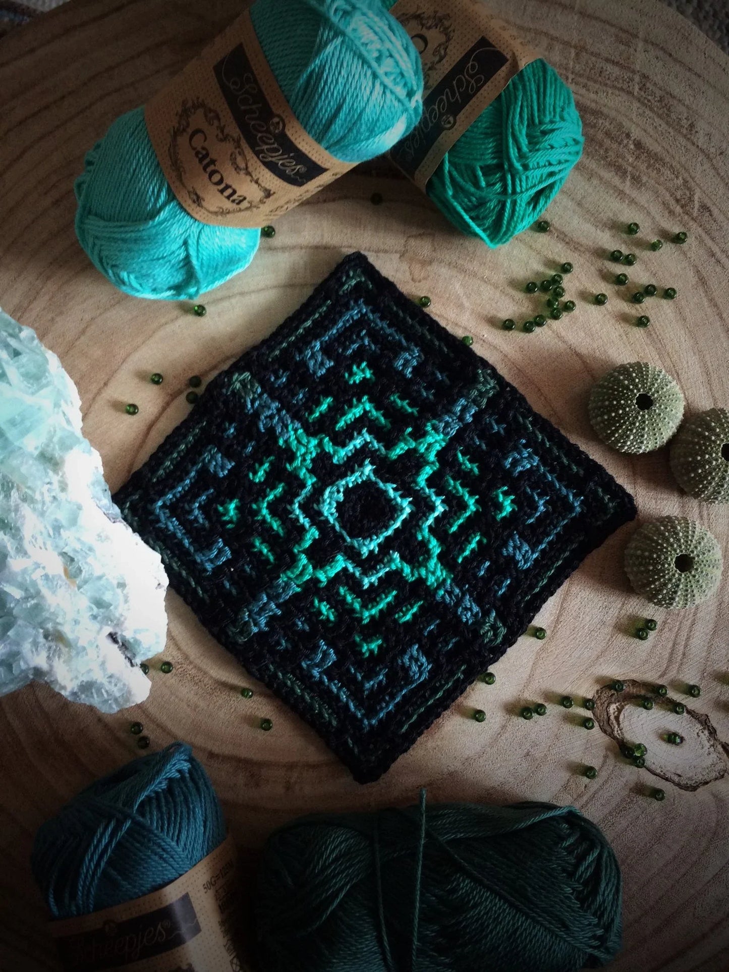 Medina Mosaic Crochet Pattern – Vibrant Tiles Design 🧶