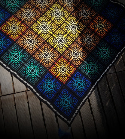 Medina Mosaic Crochet Pattern – Vibrant Tiles Design 🧶