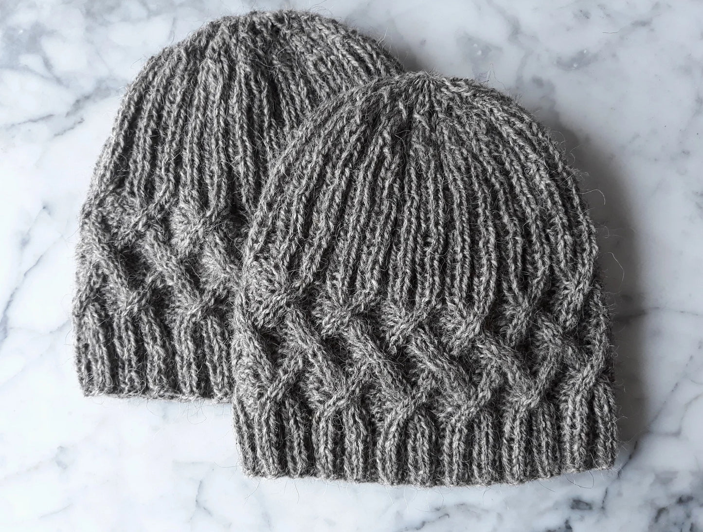 🧣 Renmore Cable Knit Beanie – Classic Aran Style (Easy Circular Pattern PDF)