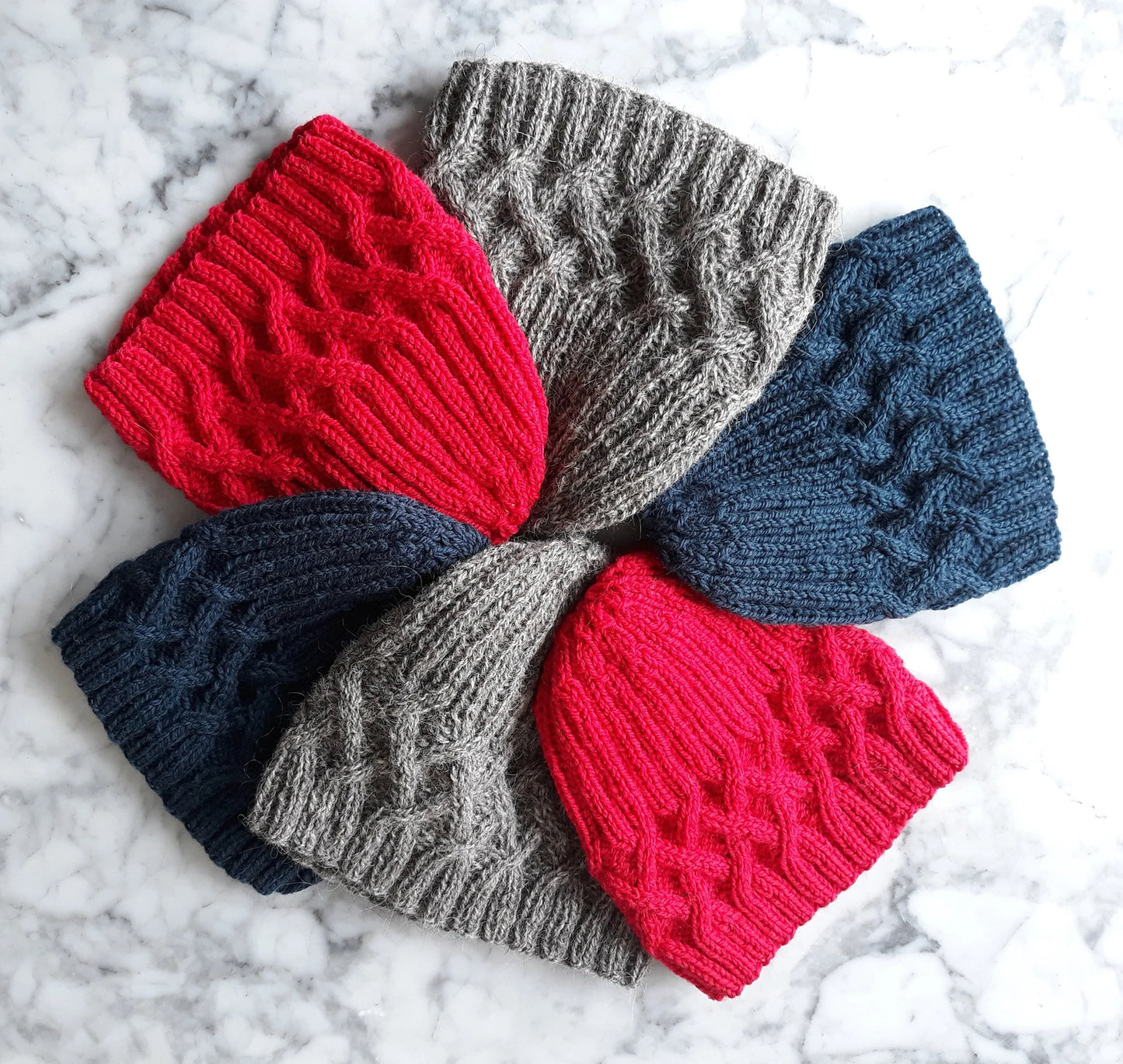 🧣 Renmore Cable Knit Beanie – Classic Aran Style (Easy Circular Pattern PDF)