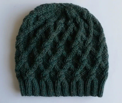🧶 Salthill Cable Knit Hat Pattern – Timeless Aran Style, Seamless & Warm (PDF) - Cielcraft