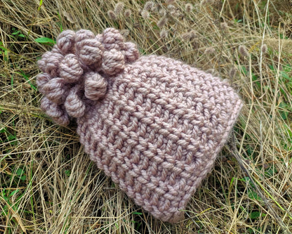 🎀 Chunky Puff Beanie – Cozy & Cute for All Ages