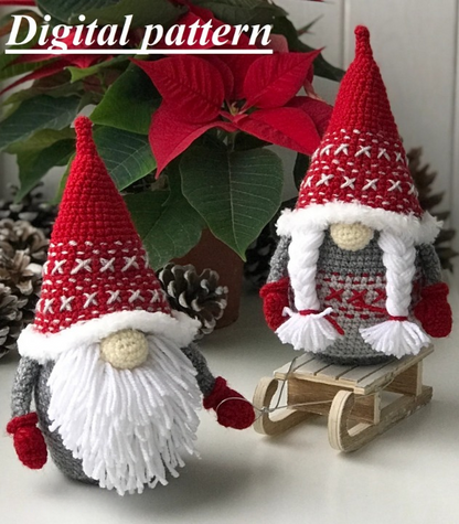 🎅 Nordic Gnomes Crochet Pattern