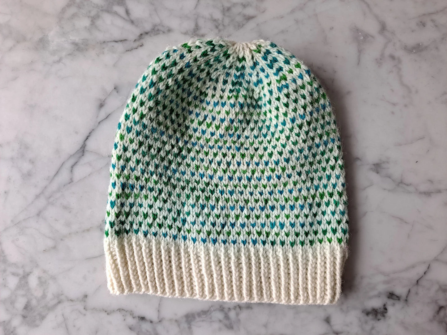 🧶 Easy Tweed Knit Beanie – Beginner Mosaic Hat Pattern (Unisex & Cozy)
