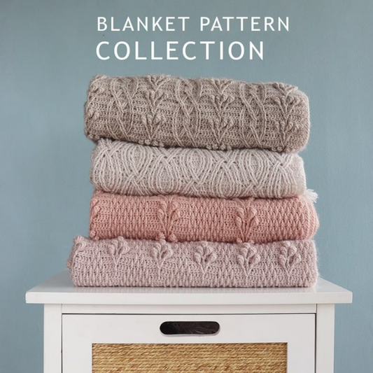 ✨ Crochet Blanket Pattern Bundle (4-in-1 PDF) 🧶