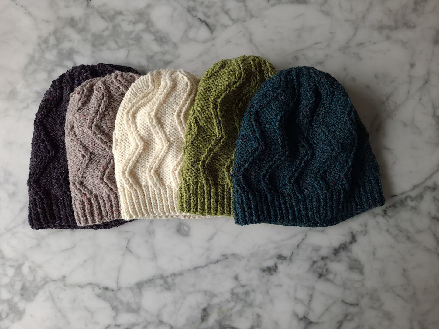 🧢 Beirt Aran Beanie & Cowl Set – Modern Cable Knit Pattern (PDF)