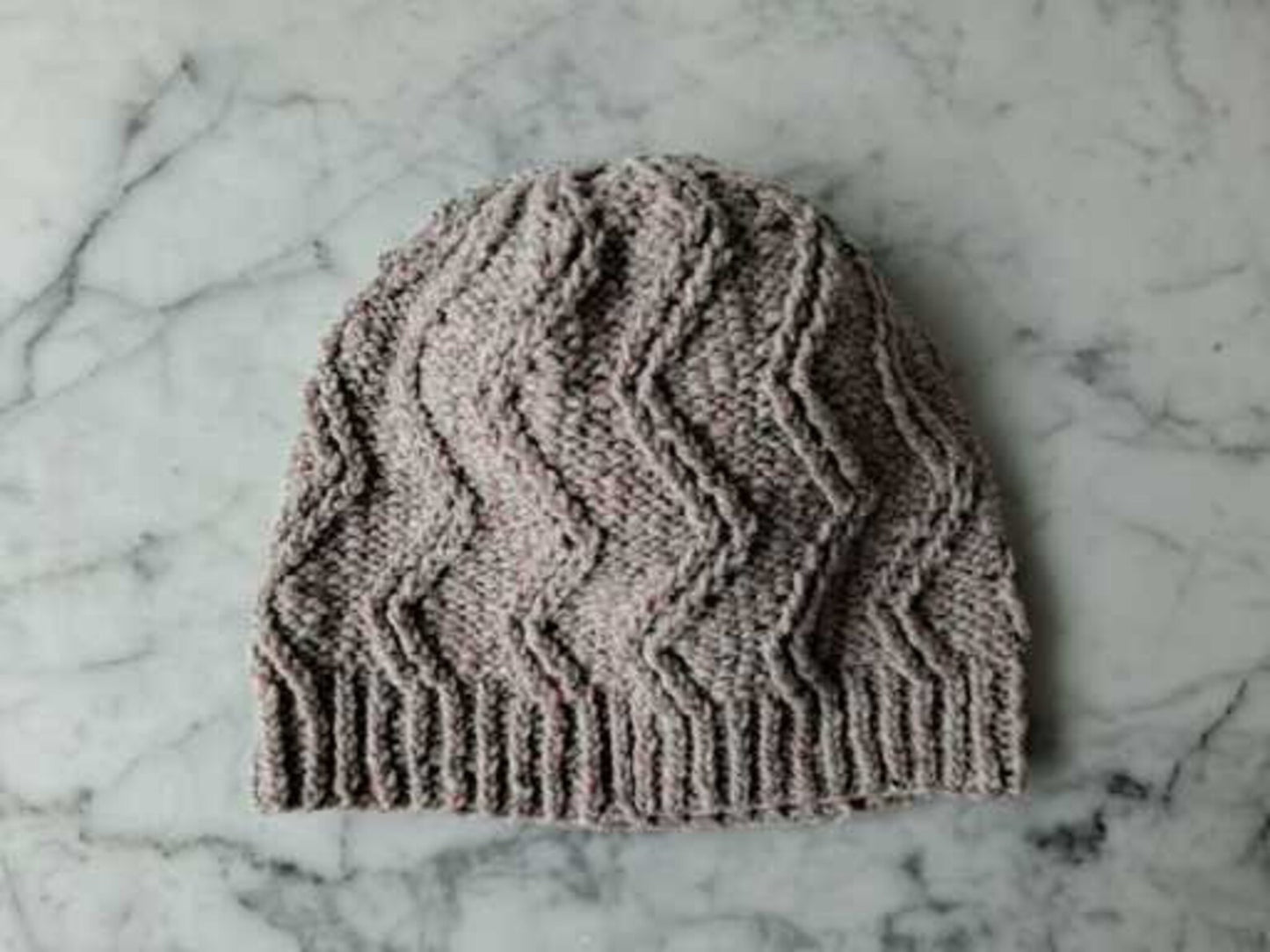 🧢 Beirt Aran Beanie & Cowl Set – Modern Cable Knit Pattern (PDF)