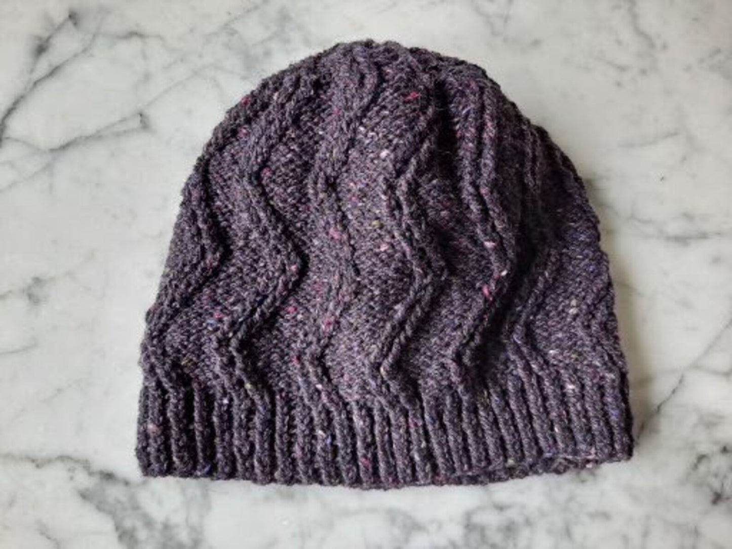 🧢 Beirt Aran Beanie & Cowl Set – Modern Cable Knit Pattern (PDF)