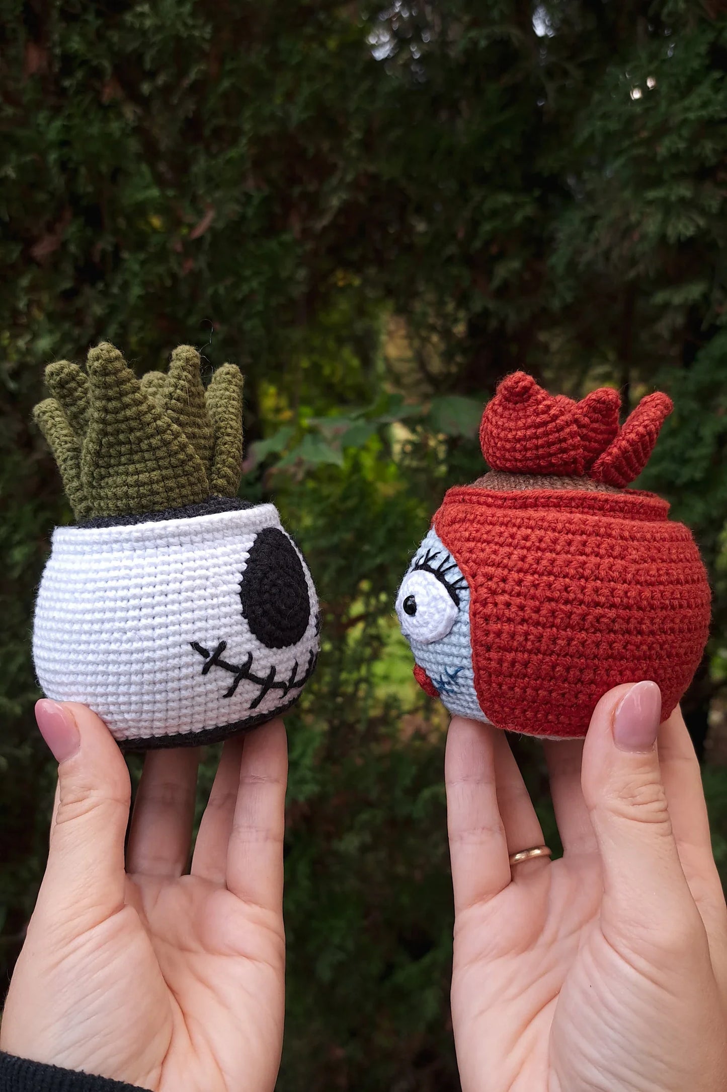 🎃💀 Halloween Crochet Pattern Set – Pumpkin, Skull & Sally PDF 🧶✨