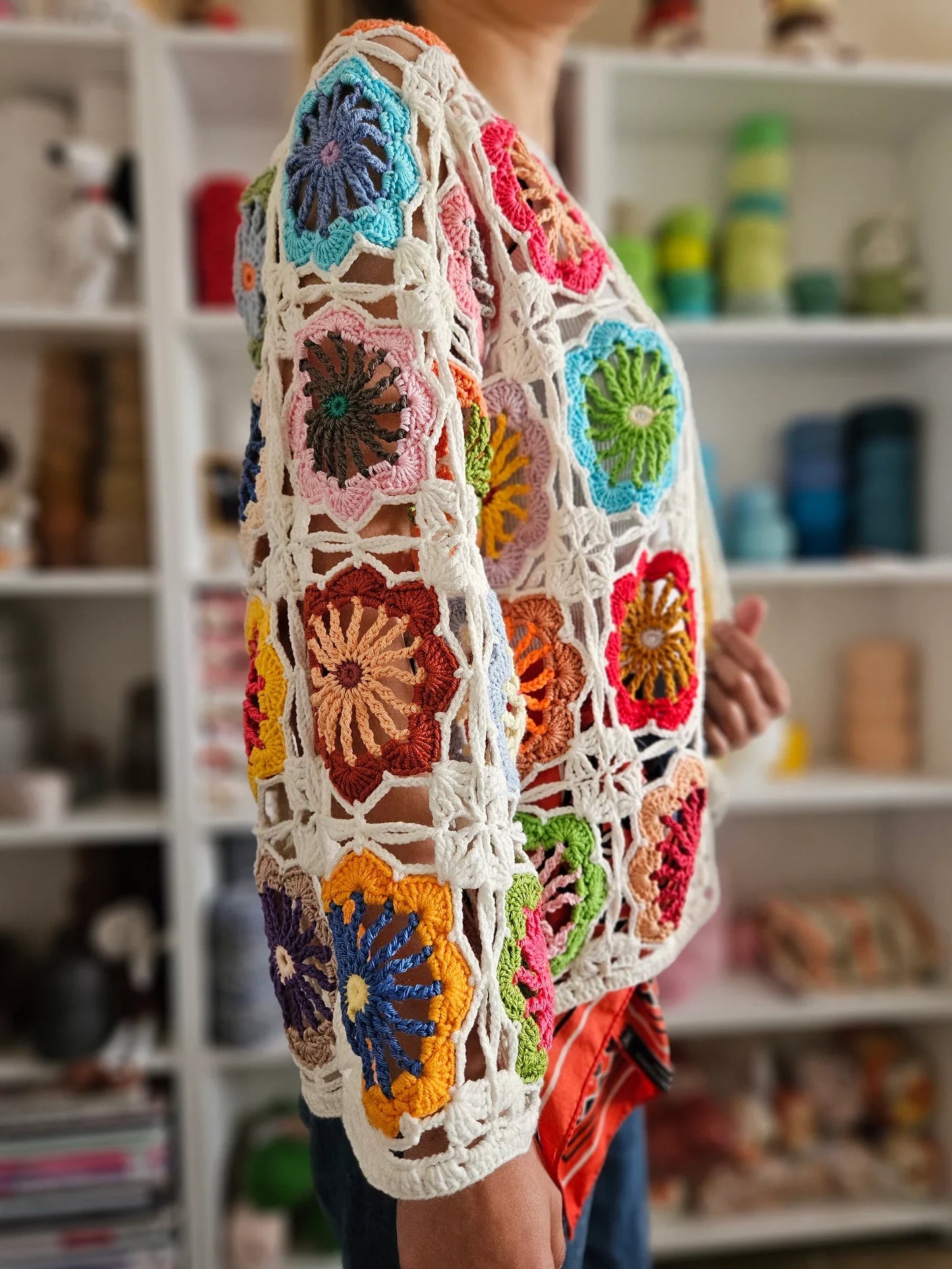 🌼 Mommy & Me Flower Cardi Crochet Pattern 💕🧶