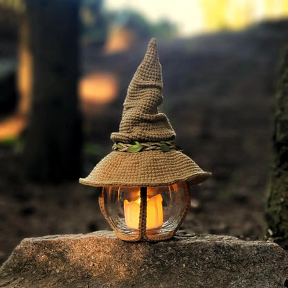 🎃🕯️ Witchy Lantern – Crochet Halloween Fairy Lamp (PDF)