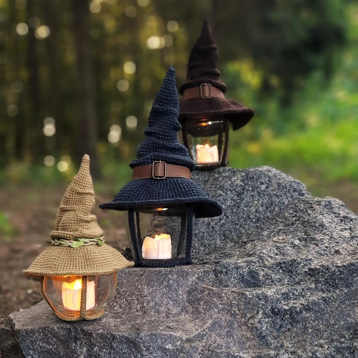 🎃🕯️ Witchy Lantern – Crochet Halloween Fairy Lamp (PDF)