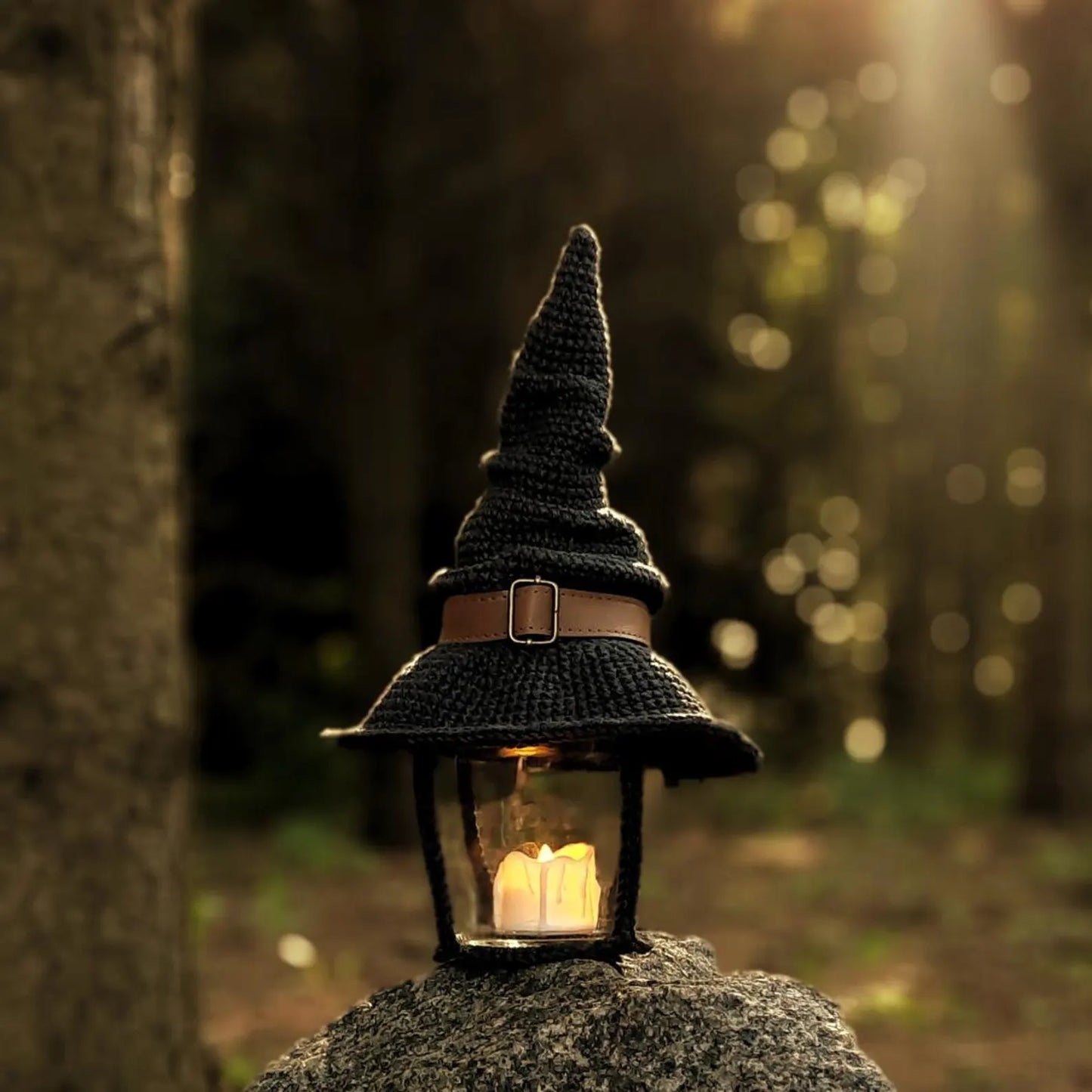 🎃🕯️ Witchy Lantern – Crochet Halloween Fairy Lamp (PDF)